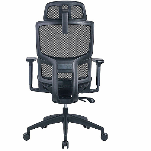 Lorell Ripley All-Mesh High-Back Chair with Articulating Lumbar Support (63200)