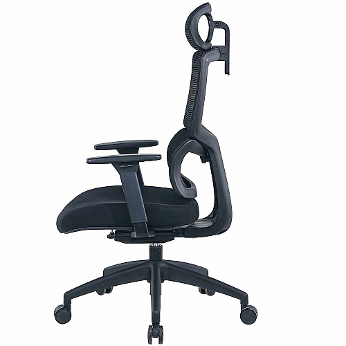 Lorell Ripley High Mesh-Back Chair with Articulating Lumbar Support (63202)