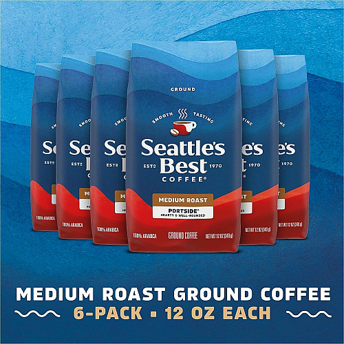Starbucks Seattle's Best Portside Ground Coffee (12212CT)