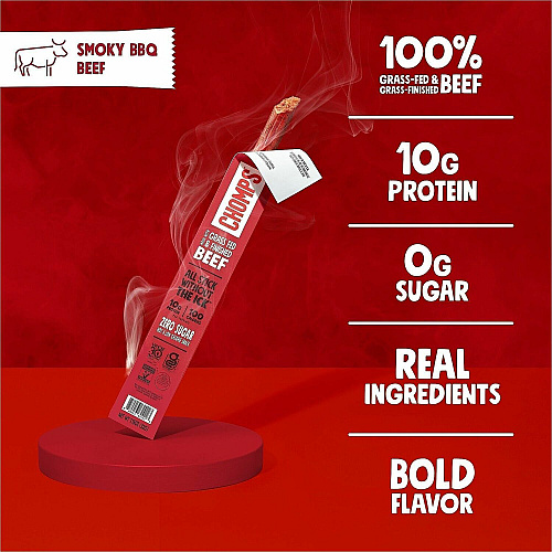 CHOMPS Beef Jerky Sticks (CB24)