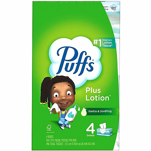 Puffs Plus Lotion Facial Tissue (58600)