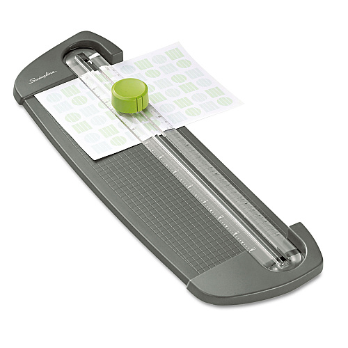 Swingline SmartCut Compact Personal Rotary Trimmer, 5 Sheets, Plastic Base, 5 x 16 1/2 (1112)