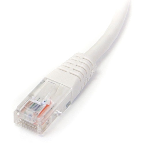 StarTech 3ft White Molded Cat5e Utp Patch Cable (M45PATCH3WH)