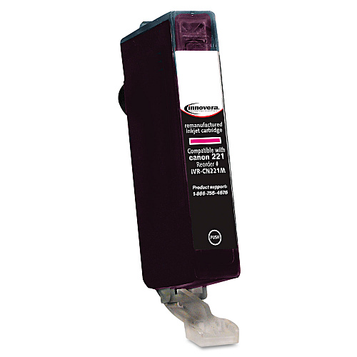 Innovera Remanufactured Magenta Ink, Replacement for CLI-221M (2948B001), 530 Page-Yield (IVRCNCLI221M)