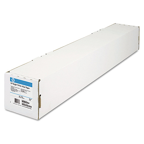 HP DesignJet Large Format Paper for Inkjet Prints, 4.7 mil, 24" x 150 ft, White (C1860A)