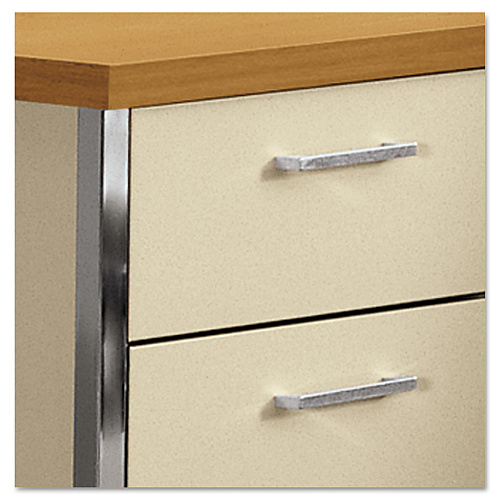HON 34000 Series Double Pedestal Desk, 60" x 30" x 29.5", Harvest/Putty (34962CL)