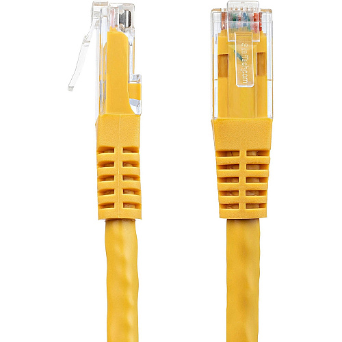 StarTech 3ft Cat6 Ethernet Cable Yellow Cat 6 Poe (C6PATCH3YL)