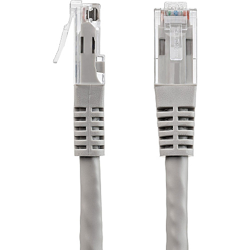 StarTech 5ft Cat6 Ethernet Cable Gray Cat 6 Poe (C6PATCH5GR)