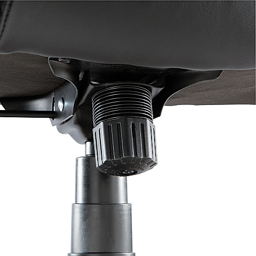 Alera Fraze Series Executive High-Back Swivel/Tilt Bonded Leather Chair, Supports 275 lb, 17.71" to 21.65" Seat Height, Black (ALEFZ41LS10B)
