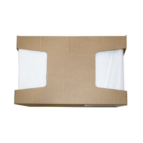 Saniworks Deluxe Towels, Poly/rayon, White, 13x17, 1/4 Fold - Case Of 150 (N-F310QCW3A)