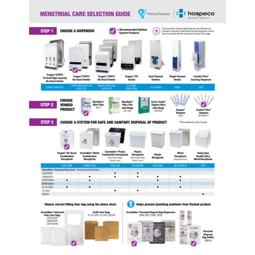 Evogen No-touch Dual Vendor, Free Vend, Stainless Steel, 26"x13.75"x6.125" - 1 Each (EVNT3-SS)