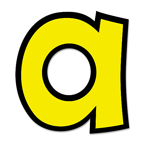 TREND Ready Letters Playful Combo Set, Yellow, 4"h, 216/Set (T79743)