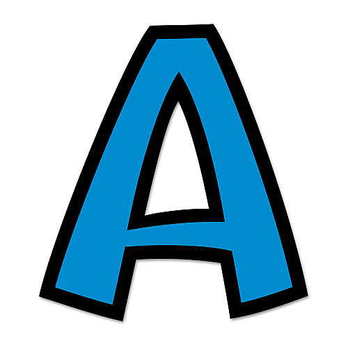 TREND Ready Letters Playful Combo Set, Blue, 4"h, 216/Set (T79744)