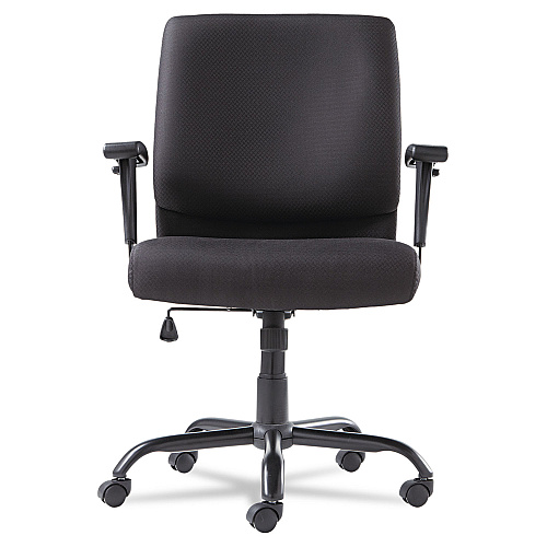 OIF Big/Tall Swivel/Tilt Mid-Back Chair, Supports Up to 450 lb, 19.29" to 23.22" Seat Height, Black (OIFBT4510)