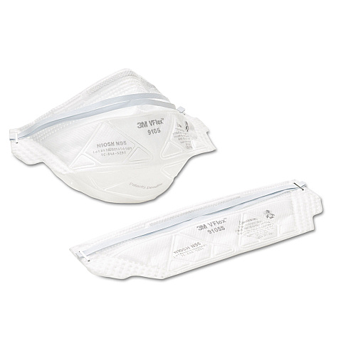 3M VFlex Particulate Respirator N95, Standard Size, 50/Box (9105)