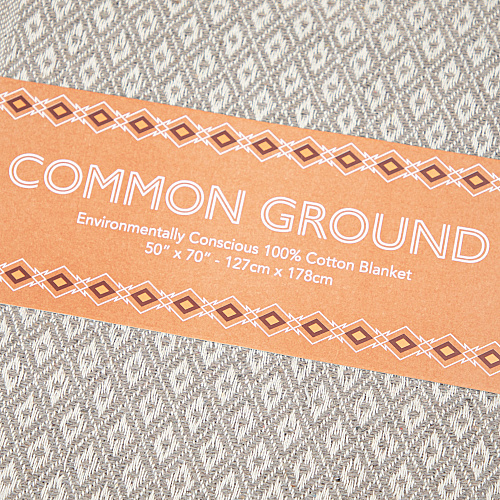 Common Ground Throw 50x70 Diamond Pattern - Case Of 12 (THROW-DIA-50X70-CS)