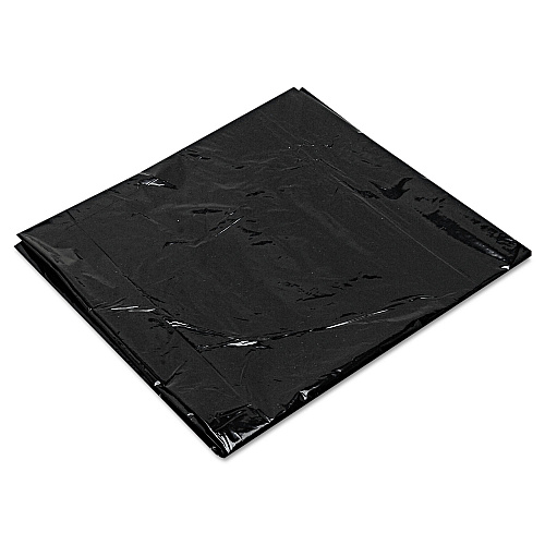 Trinity Plastics Low-Density Can Liners, 16 gal, 0.7 mil, 24" x 32", Black, Flat Pack, 500/Carton (ML2432)