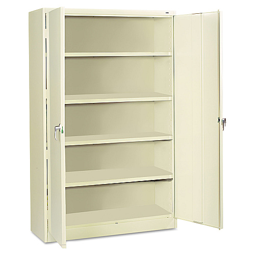 Tennsco Assembled Jumbo Steel Storage Cabinet, 48w x 18d x 78h, Putty (J1878SUPY)