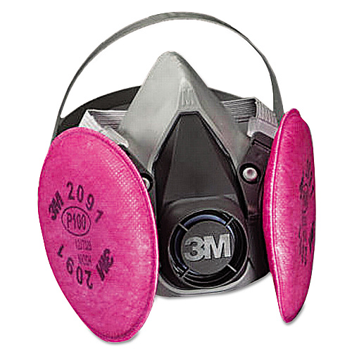 3M Half Facepiece Respirator 6000 Series, Reusable, Medium (6291)