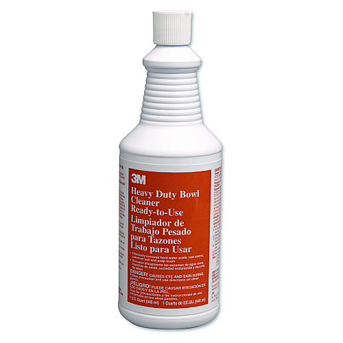 3M Heavy-Duty Bowl Cleaner, Liquid, 1 qt. Bottle (34764)