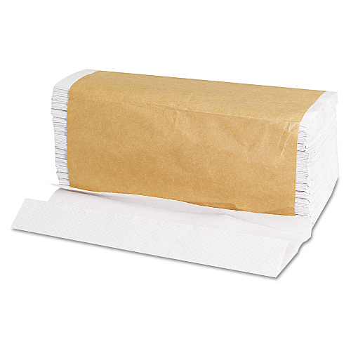 GEN&reg; C-Fold Paper Towels, 1-Ply, White, 2400 Towels (GEN1510B)