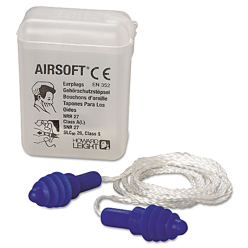 Howard Leight AirSoft Reusable Earplugs AS-30W