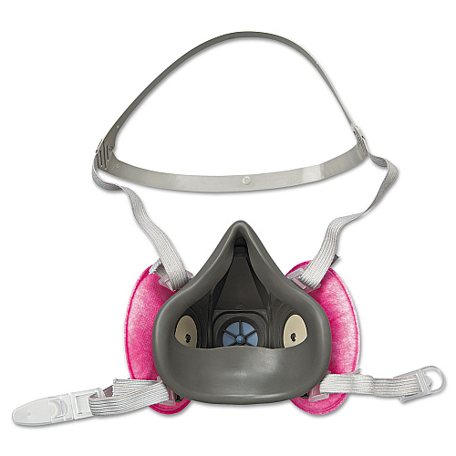 3M Half Facepiece Respirator 6000 Series, Reusable, Large (6391)