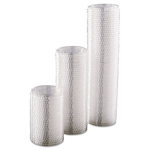 Dart Portion/Souffle Cup Lids, PET, Fits 1.5 oz to 2.5 oz Cups, Clear, 2,500/Carton (PL200N)