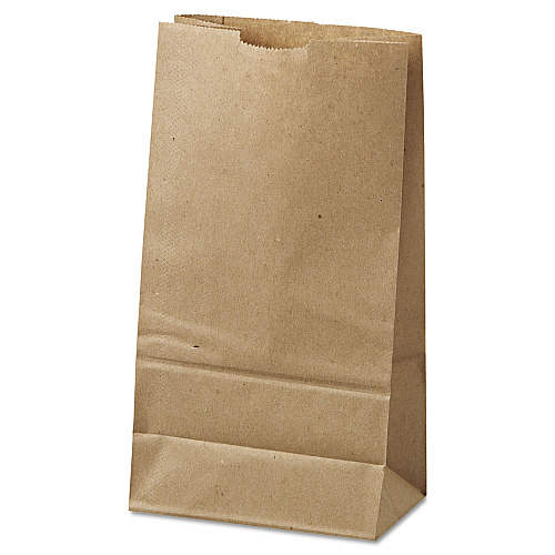 General Grocery Paper Bags, #6 Size, 6" x 3.63" x 11.06", Natural, 500/Bundle (GK6500)
