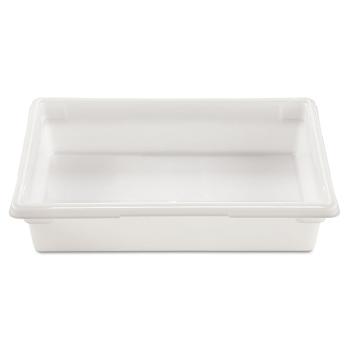 Rubbermaid Commercial Food/Tote Boxes, 8.5 gal, 26 x 18 x 6, White, Plastic (3508WHI)