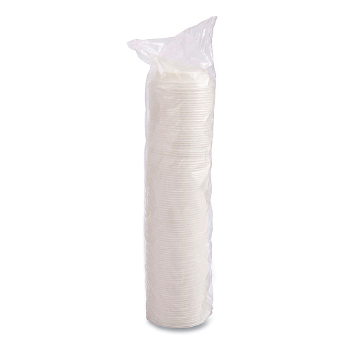 SOLO Cappuccino Dome Sipper Lids, Fits 12 oz, White, 1,000/Carton (12EL)