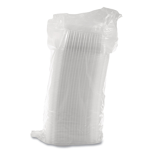 Dart ClearPac Containers, 32 oz, 9.4 x 6.8 x 2.1, Plastic, 63/Pack, 8 Pack/Carton (C32DER)