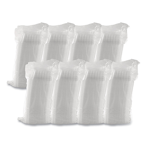 Dart ClearPac Containers, 32 oz, 9.4 x 6.8 x 2.1, Plastic, 63/Pack, 8 Pack/Carton (C32DER)