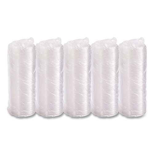 SOLO Non-Vented Cup Lids, Fits 32 oz/44 oz Hot Cups, Plastic, Clear, 500/Carton (32CLR)