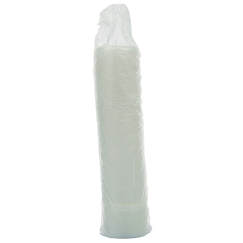 SOLO Non-Vented Cup Lids, Fits 6 oz Cups, 2, 3.5, 4 oz Food Containers, Translucent, 1,000/Carton (6JLNV)