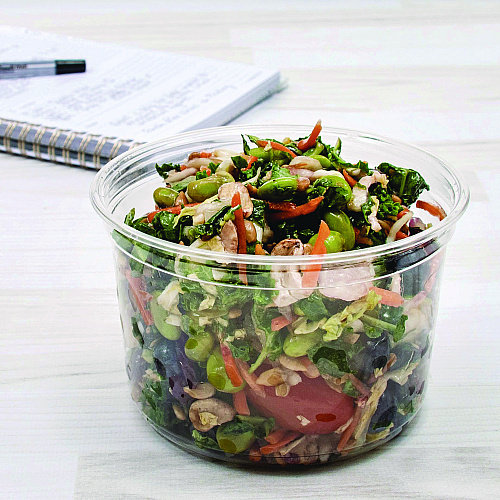 Dart MicroGourmet Food Container, 16 oz, Translucent, Plastic, 50/Pack, 10 Packs/Carton (MN160100)