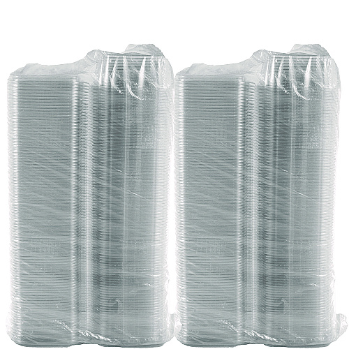 Dart ClearPac SafeSeal Tamper-Resistant/Evident Containers, Domed Lid, 32 oz, Clear, Plastic, 100/Bag, 2 Bags/Carton (CH32DED)