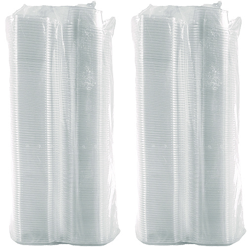 Dart ClearPac SafeSeal Tamper-Resistant/Evident Containers, Domed Lid, 12 oz, Clear, Plastic, 100/Bag, 2 Bags/Carton (CH12DED)