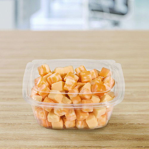 Dart ClearPac SafeSeal Tamper-Resistant/Evident Containers, Domed Lid, 12 oz, Clear, Plastic, 100/Bag, 2 Bags/Carton (CH12DED)