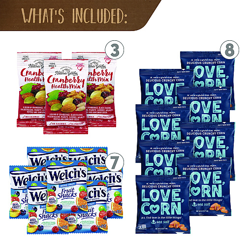 Snack Box Pros Better For You Snack Box, 37 Assorted Snacks/Box (70000154)