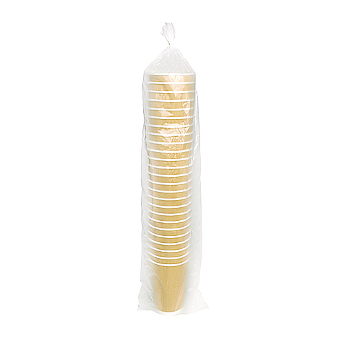 Karat Ripple Hot Cups, 16 oz, Kraft/White, 500/Carton (CKRC516)