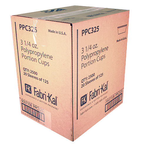 Fabri-Kal Portion Cups, 2 oz, Clear, 2,500/Carton (PPC325)