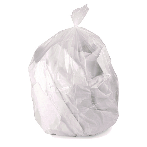 Linear Low Density Can Liners with AccuFit Sizing, 23 gal, 0.9 mil, 28" x 45", Clear, 50/Box (H5645TCRC1)