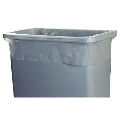 Linear Low Density Can Liners with AccuFit Sizing, 23 gal, 0.9 mil, 28" x 45", Clear, 50/Box (H5645TCRC1)