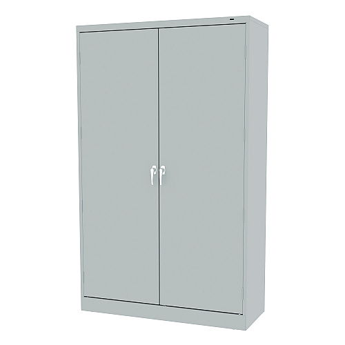 Tennsco Assembled Jumbo Steel Storage Cabinet, 48w x 18d x 78h, Light Gray (J1878SULGY)