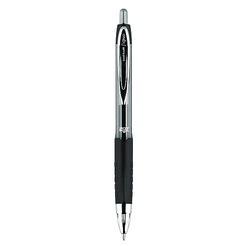 uni-ball Signo 207 Gel Pen, Retractable, Medium 0.7 mm, Assorted Ink and Barrel Colors, 5/Pack (261221)
