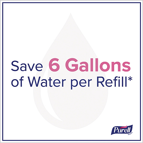 PURELL HEALTHY SOAP with CLEAN RELEASE Technology Refill, For ES10 Dispensers,  Fragrance-Free, 1,200 mL, 2/Carton (838502CT)