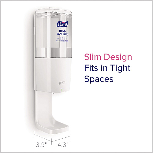 PURELL ES10 Automatic Hand Sanitizer Dispenser, 4.33 x 3.96 x 10.31, White (8320E1)