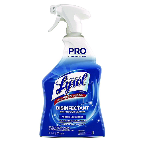 Lysol&reg; Disinfectant Bathroom Cleaner, 32 oz., 12 Spray Bottles (04685CT)