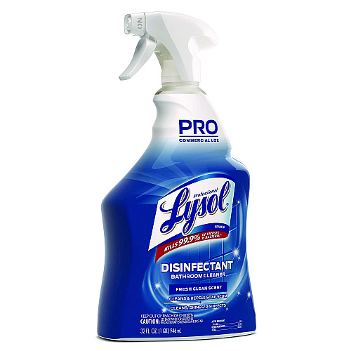 Lysol&reg; Disinfectant Bathroom Cleaner, 32 oz., 12 Spray Bottles (04685CT)